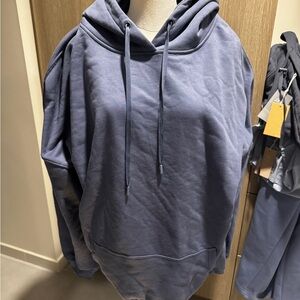 Blue pullover cloud Hoodie Popflex l/xl
